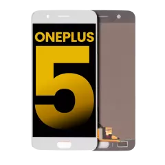 LCD Assembly Without Frame For OnePlus 5 (Refurbished) (White)