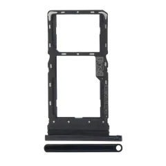 Dual Sim Card Tray For Motorola Moto G8 Play (XT2015 / 2019) (Black Onyx)