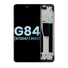 OLED Assembly With Frame For Motorola Moto G84 (XT2347 / 2023) (Genuine OEM) (All Colors)