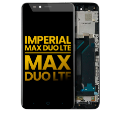 LCD Assembly With Frame For ZTE Imperial MAX Duo LTE (Z963) / ZTE Max Duo LTE (Z962) (Refurbished) (All Colors)