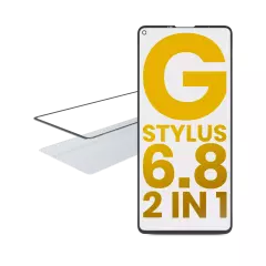 2 in 1 Front Glass With OCA Pre-Installed For Motorola Moto G Stylus 6.8" (XT2115 / 2021)