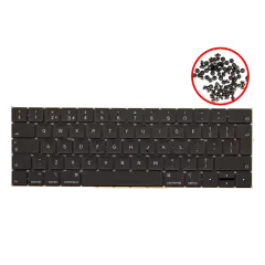 Keyboard W/ Backlight & Screws For MacBook Pro 13" / Pro 15" A1989 / A1990 (2018-2019) (UK English)