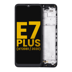 LCD Assembly With Frame For Motorola Moto E7 Plus (XT2081 / 2020) (Refurbished) (All Colors)