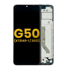 LCD Assembly With Frame For Motorola Moto G50 5G (XT2149-1 / 2021) (Refurbished) (All Colors)