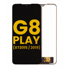 LCD Assembly Without Frame For Motorola Moto G8 Play (XT2015 / 2019) (Refurbished) (Black)