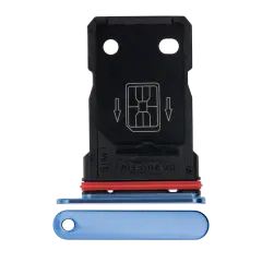 Dual Sim Card Tray For OnePlus 7T (Glacier Blue)