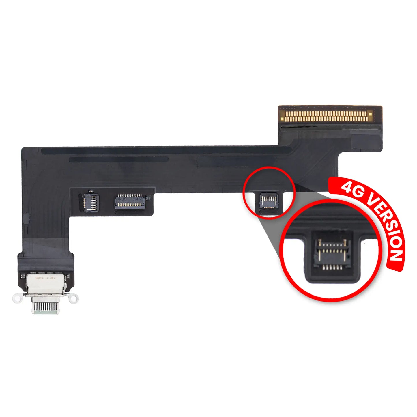 Charging Port Flex Cable For iPad Air 4 / iPad Air 5 (Cellular) (Premium) (Green)