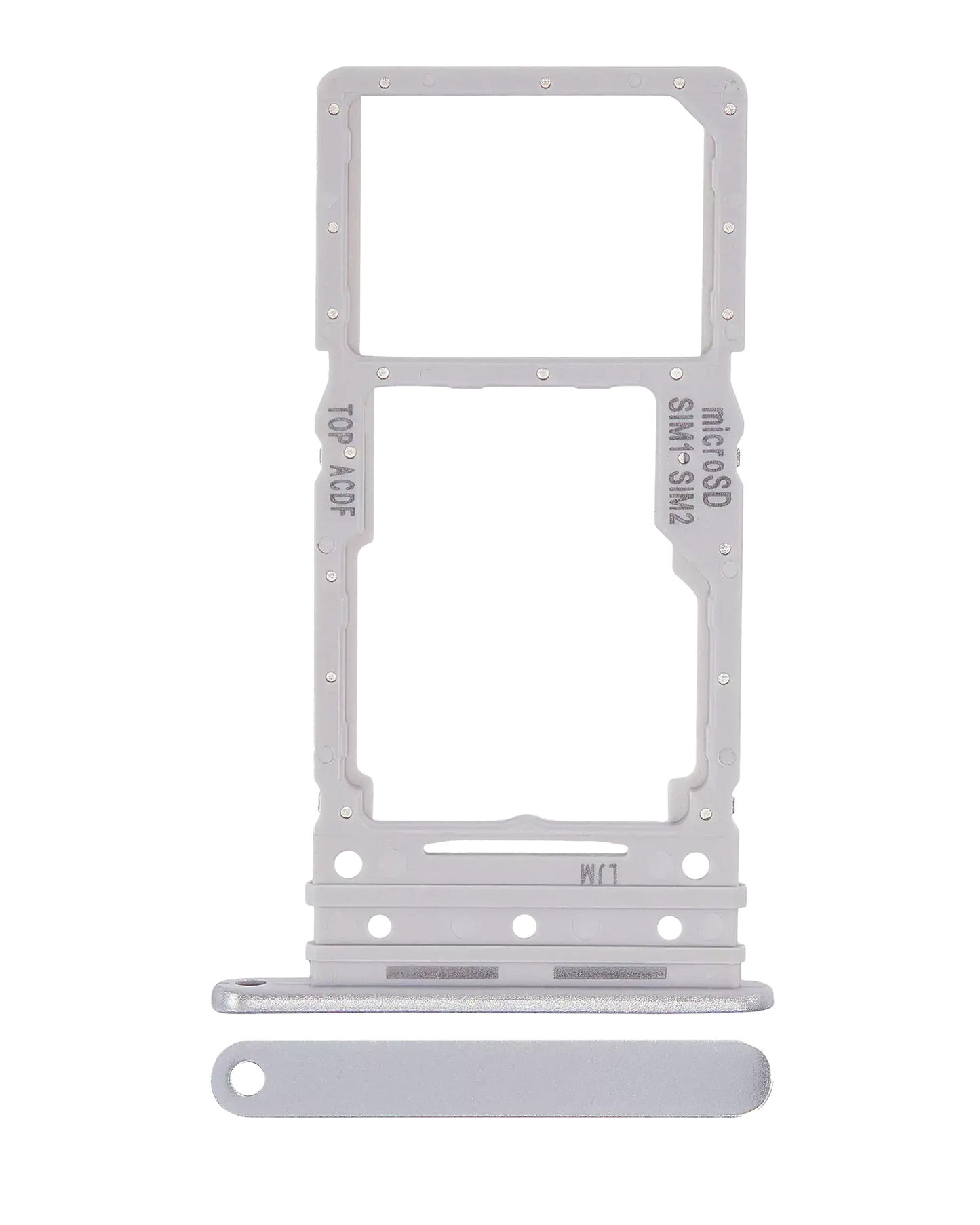 Dual Sim Card Tray For Samsung Galaxy A34 (A346 / 2023) (Silver)