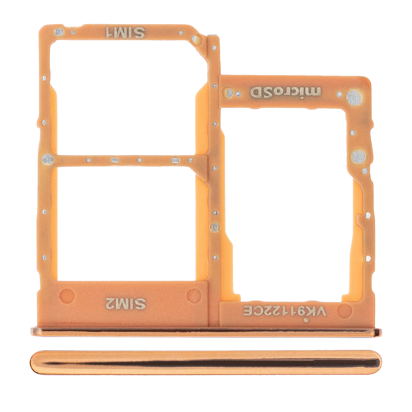 Dual Sim Card Tray For Samsung Galaxy A40 (A405 / 2019) (Coral)