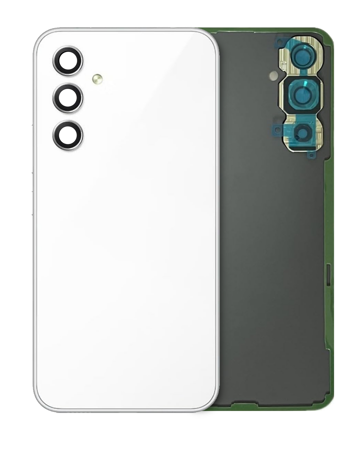 Back Cover Glass With Camera Lens For Samsung Galaxy A54 5G (A546 / 2023) (Service Pack) (White)