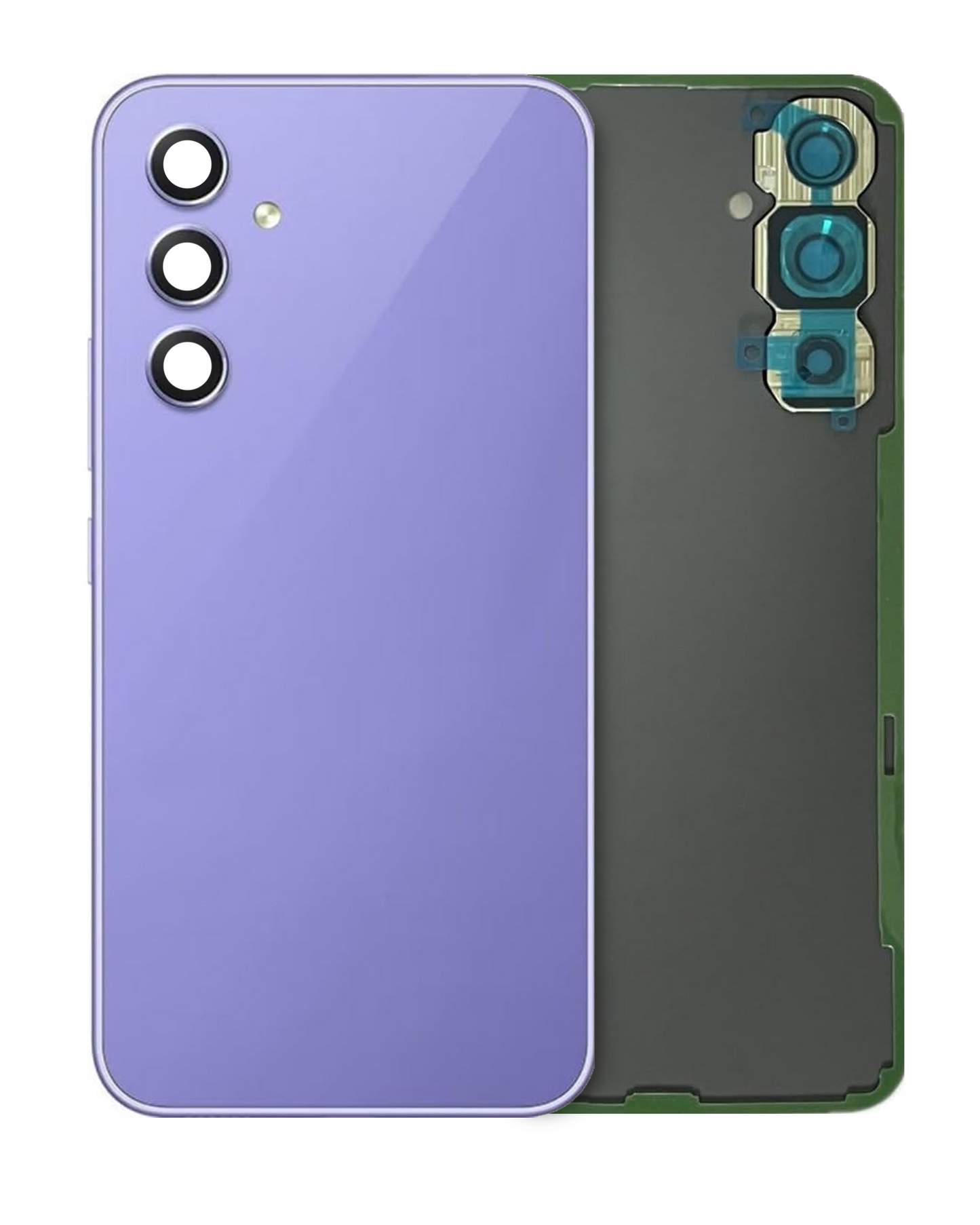 Back Cover Glass With Camera Lens For Samsung Galaxy A54 5G (A546 / 2023) (Service Pack) (Violet)