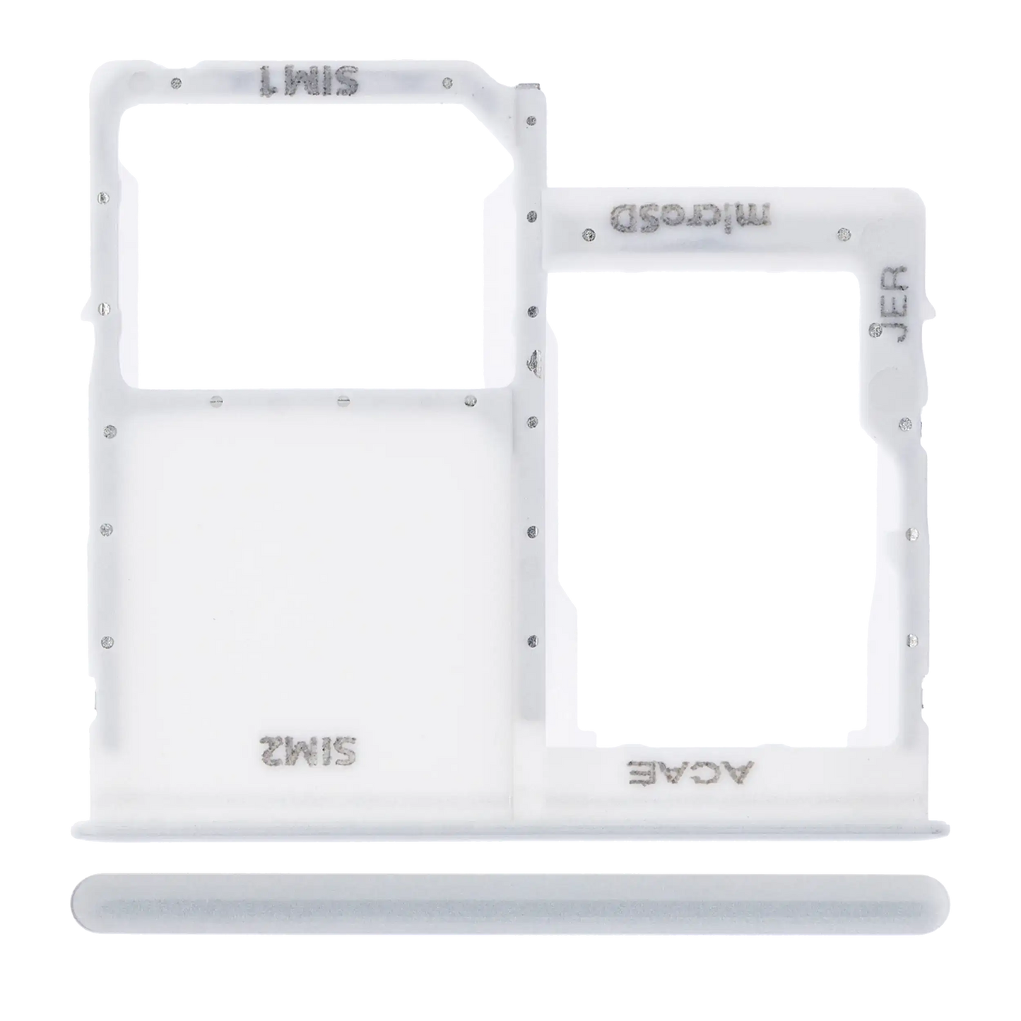 Single Sim Card Tray For Samsung Galaxy A31 (A315 / 2020) (Prism Crush White)