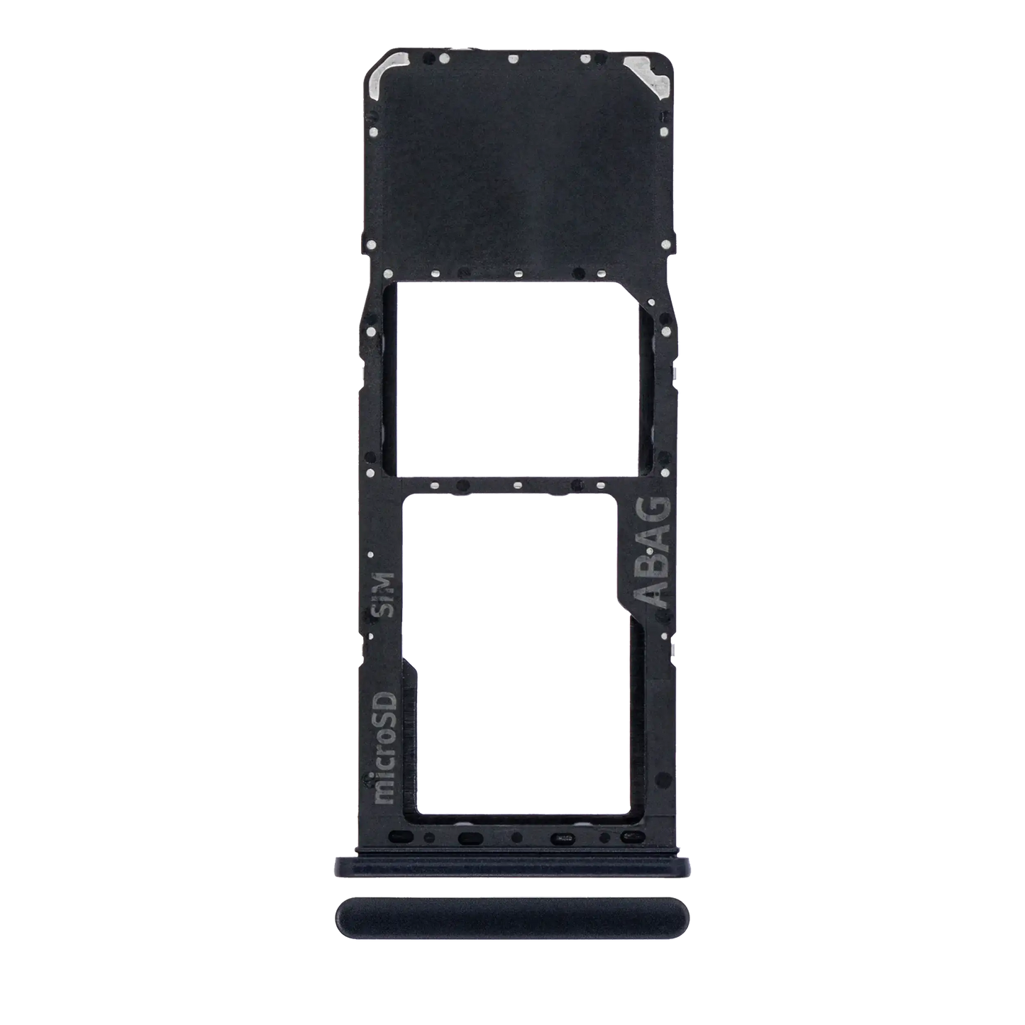 Single Sim Card Tray For Samsung Galaxy A21S (A217 / 2020) (Black)