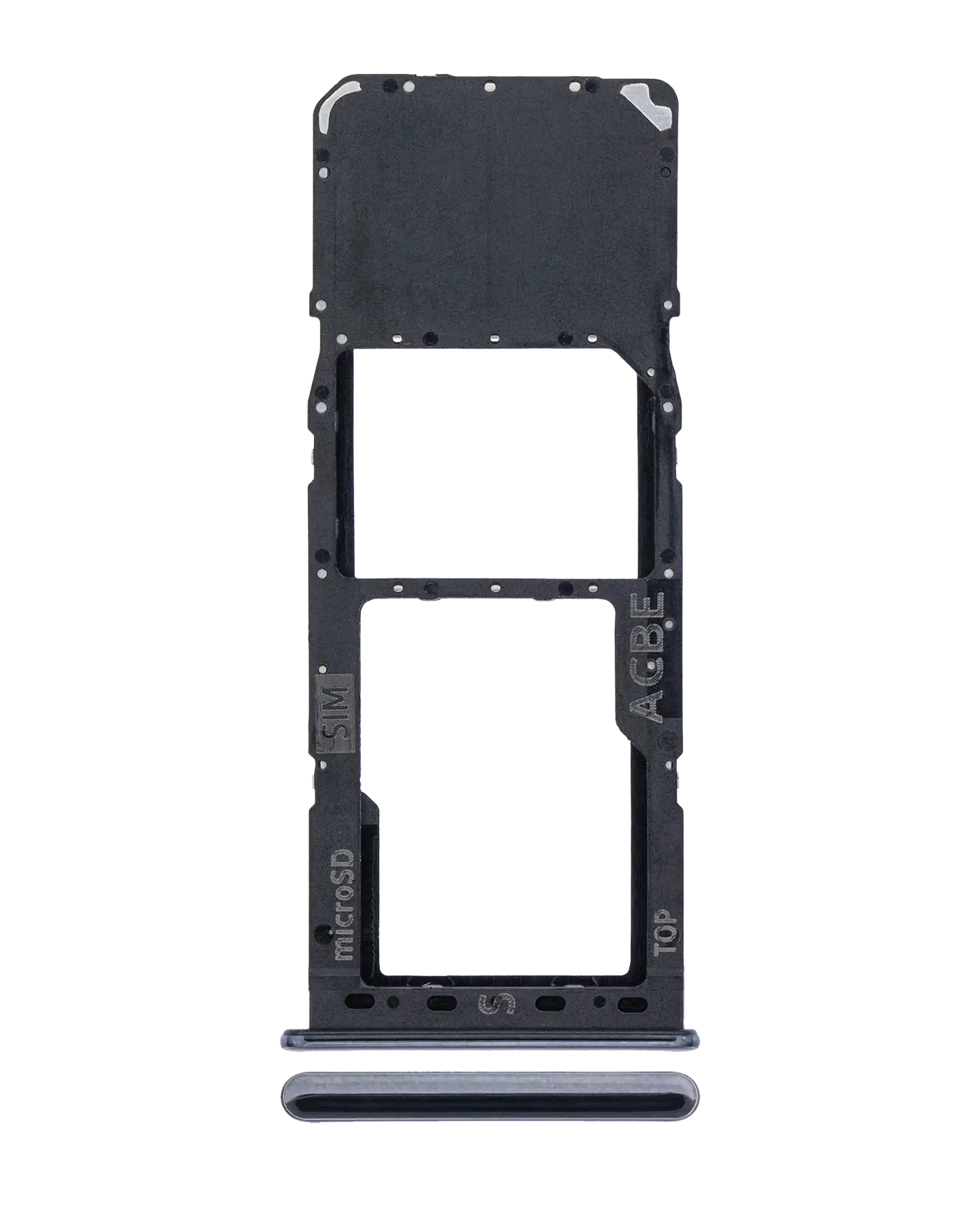 Single Sim Card Tray For Samsung Galaxy A32 (A325 / 2021) (Awesome Black)
