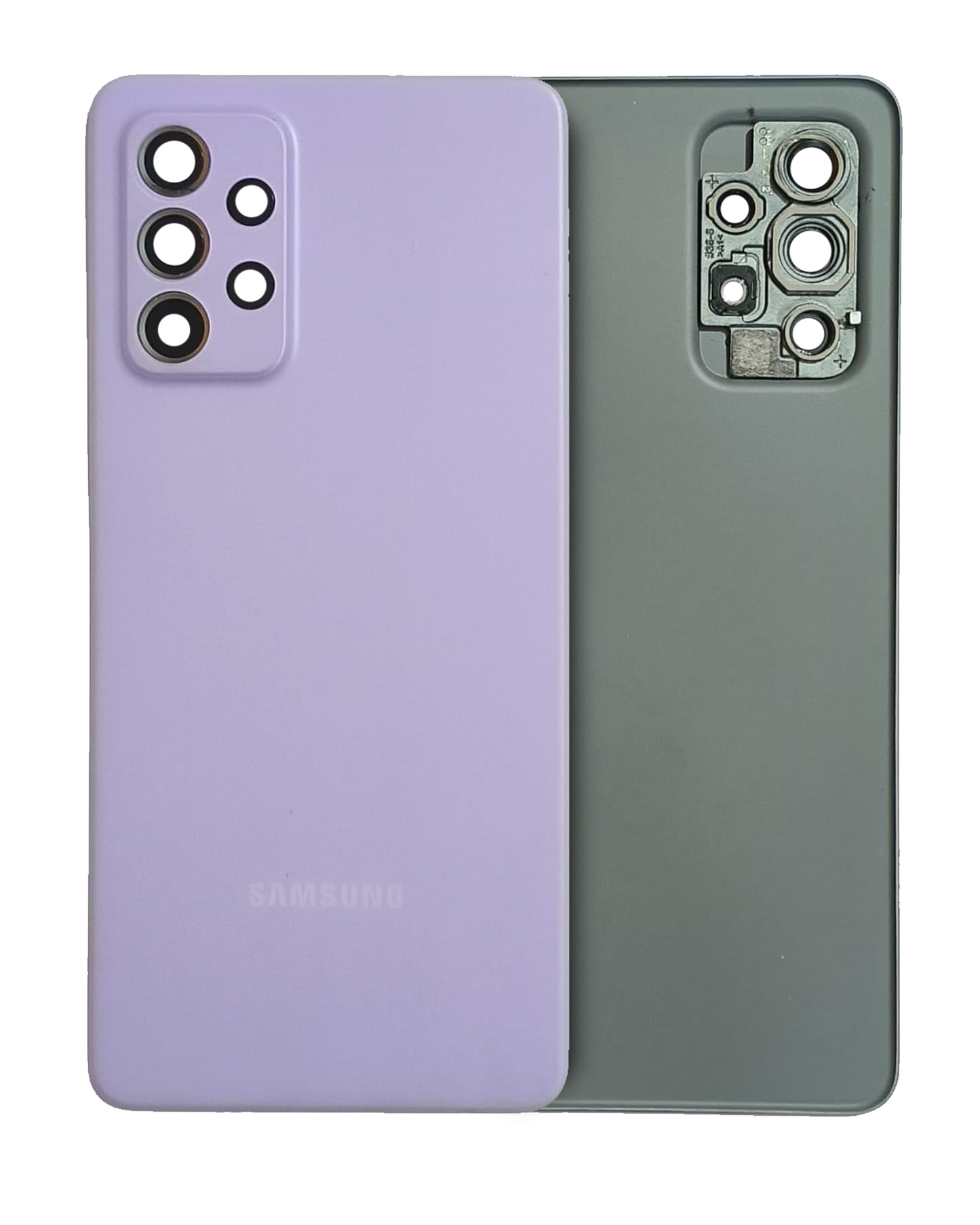 Back Cover Glass With Camera Lens For Samsung Galaxy A52s (A528 / 2021) (Service Pack) (Awesome Violet)