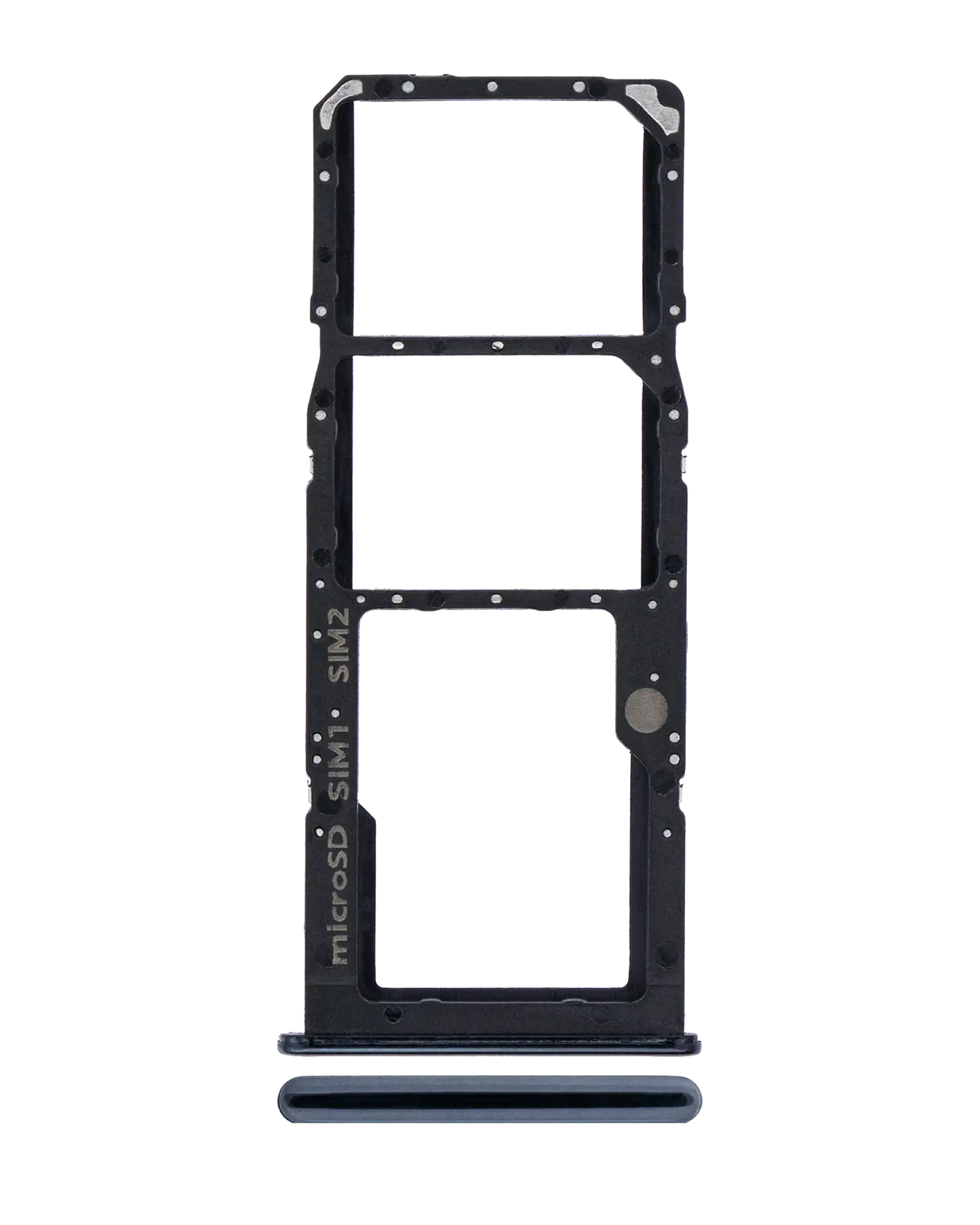 Dual Sim Card Tray For Samsung Galaxy A50S (A507 / 2019) (Prism Crush Black)