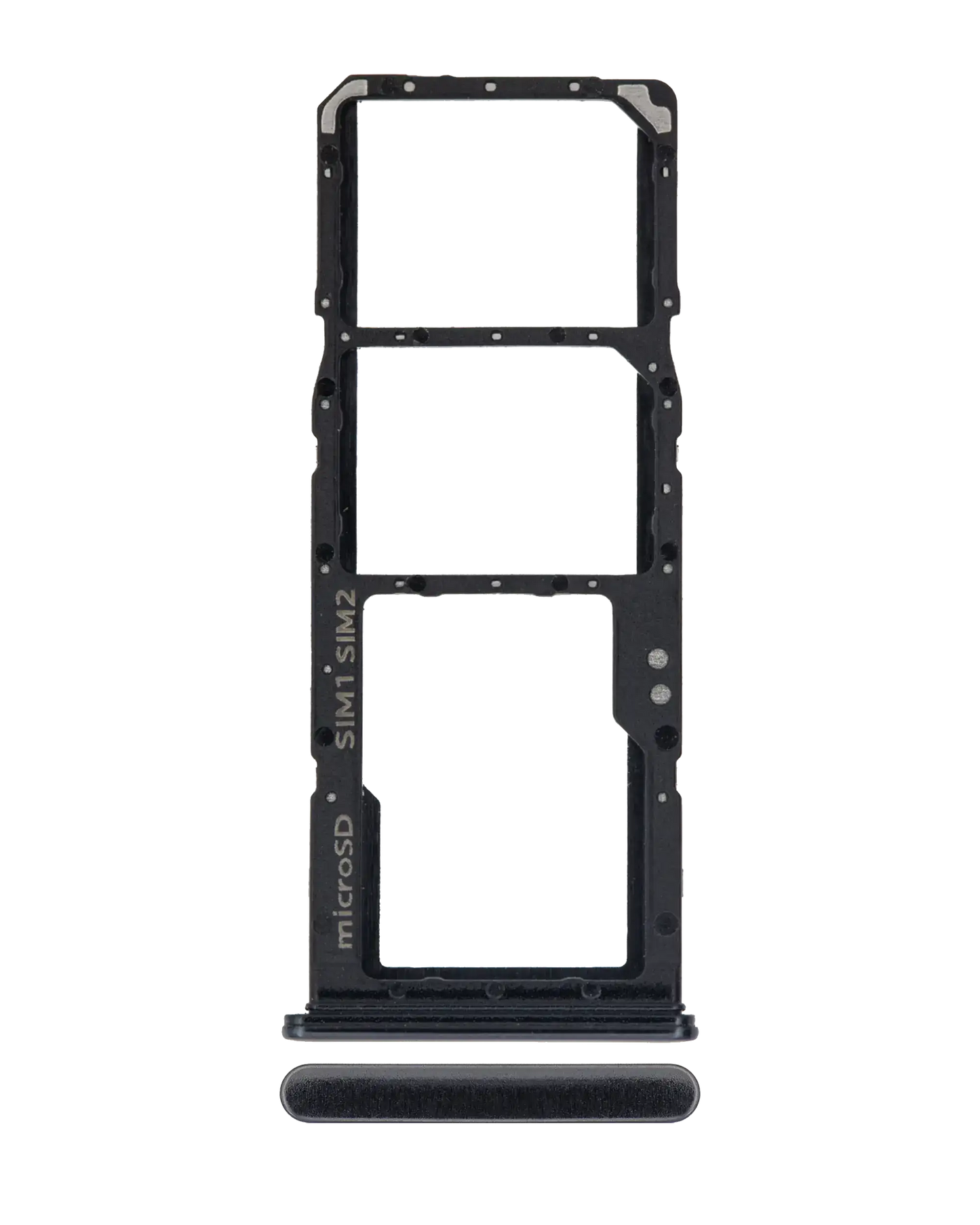Dual Sim Card Tray For Samsung Galaxy A70 (A705 / 2019) (Black)