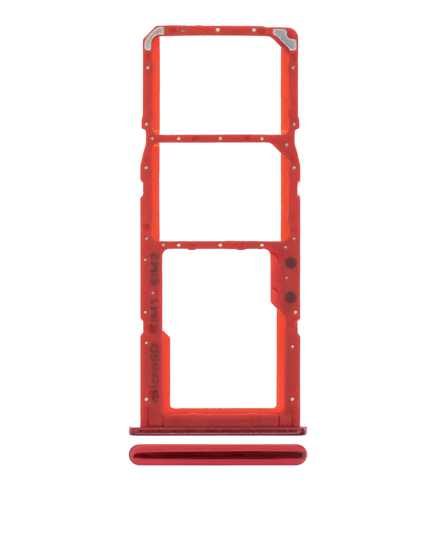 Dual Sim Card Tray For Samsung Galaxy A20 (A205 / 2019) / A30 (A305 / 2019) / A50 (A505 / 2019) (Coral Orange)