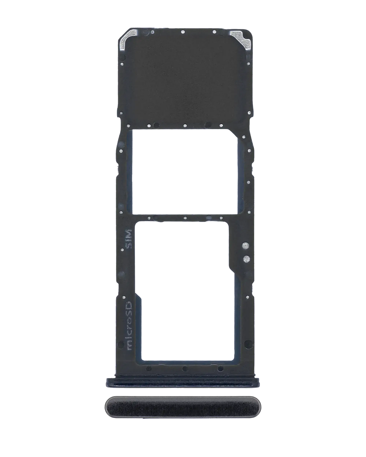 Single Sim Card Tray For Samsung Galaxy A70 (A705 / 2019) (Black)