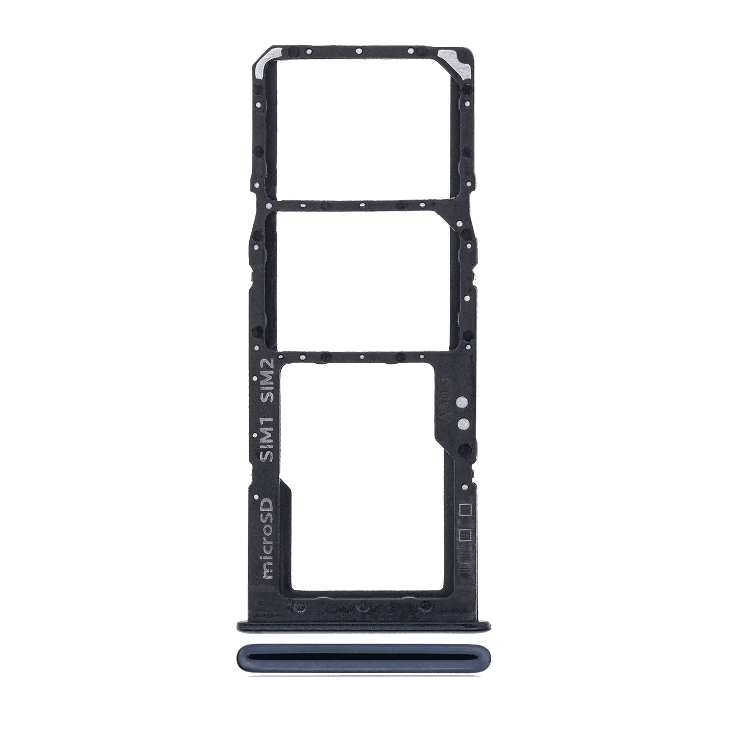 Dual Sim Card Tray For Samsung Galaxy A30S (A307 / 2019) (Black)