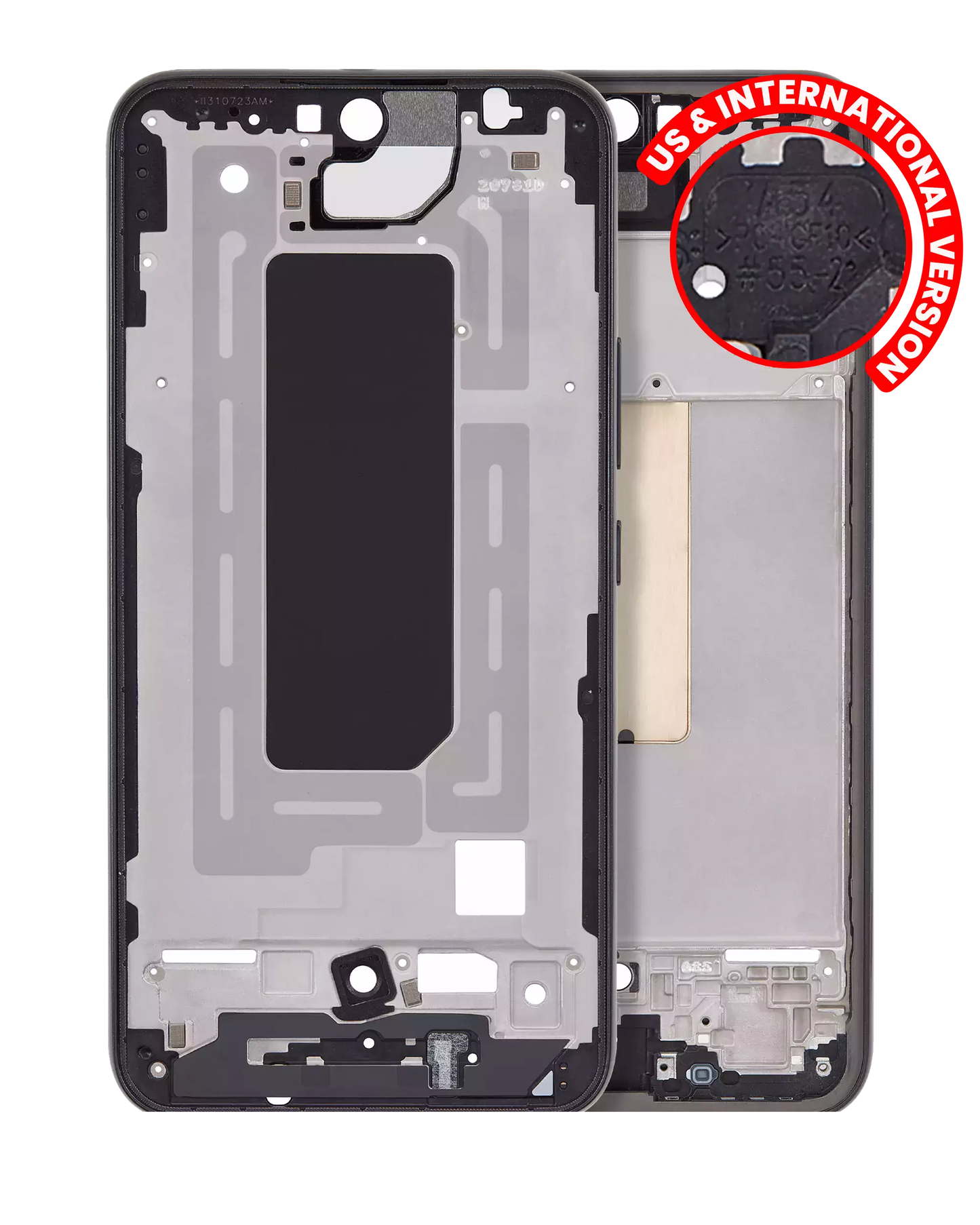 Mid-Frame Housing For Samsung Galaxy A54 5G (A546 / 2023) (US & International Version) (Graphite)