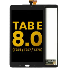 LCD Assembly Without Frame For Samsung Galaxy Tab E 8.0" (T375 / T377 / T378) (2016) (Refurbished) (Black)