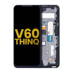 Secondary Screen For Case OLED Assembly With Frame For LG V60 ThinQ 5G (Refurbished) (All Colors)