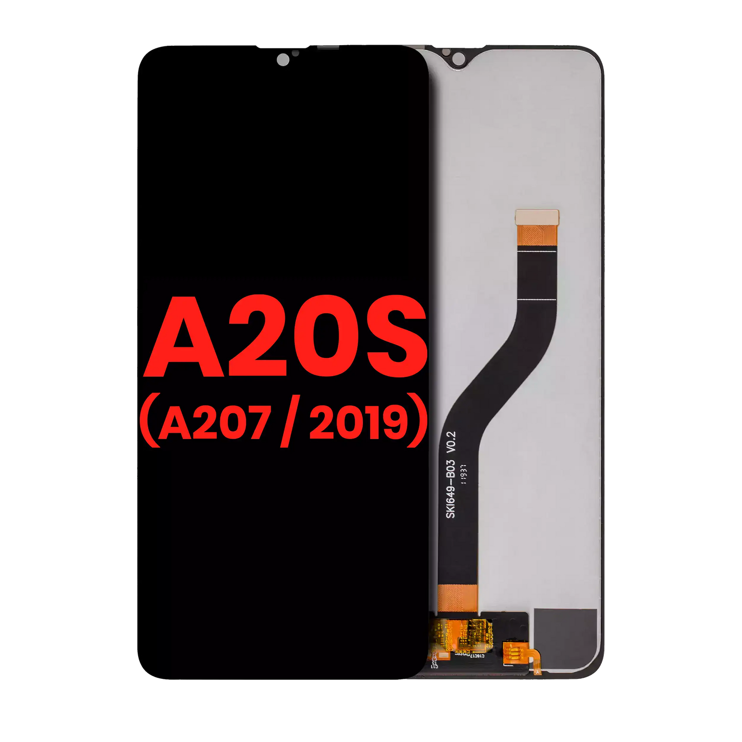 LCD Assembly Without Frame For Samsung Galaxy A20s (A207 / 2019) (Aftermarket Plus) (All Colors)