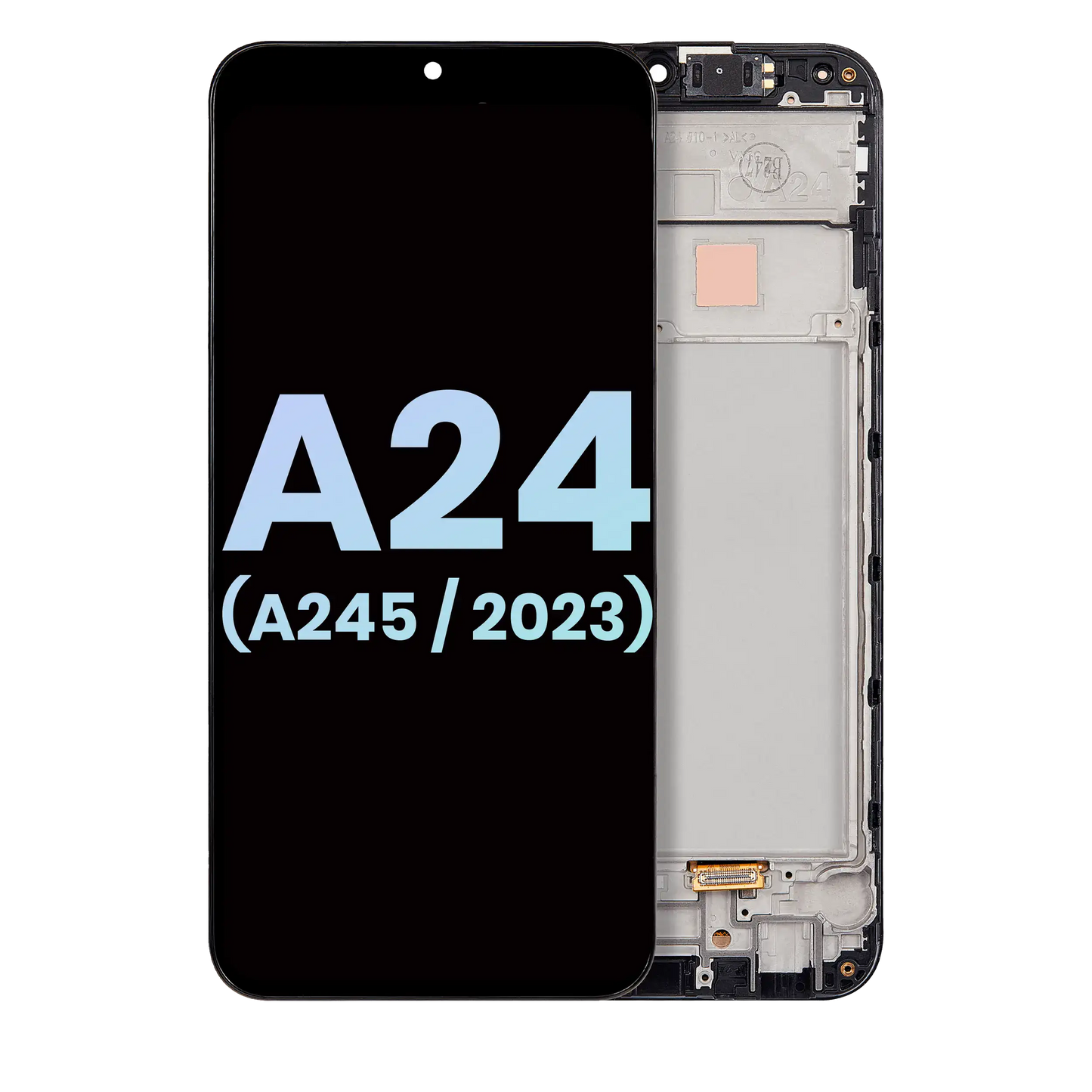 OLED Assembly With Frame For Samsung Galaxy A24 4G (A245 / 2023) (Service Pack) (All Colors)
