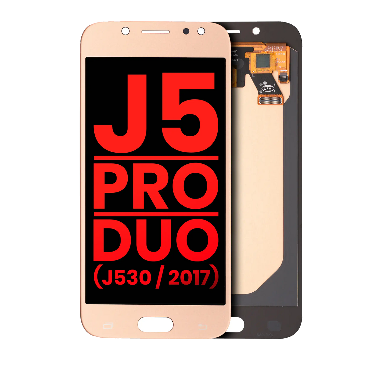 OLED Assembly Without Frame For Samsung Galaxy J5 / Pro / Duo (J530 / 2017) (Aftermarket Plus) (Gold)