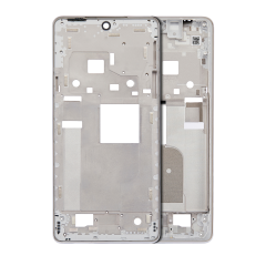 Mid-Frame Housing For Motorola Moto Edge Plus / Edge 30 Pro (XT2201-1/4) / Edge X30 5G (XT2201 -2/6 /2022) (White)
