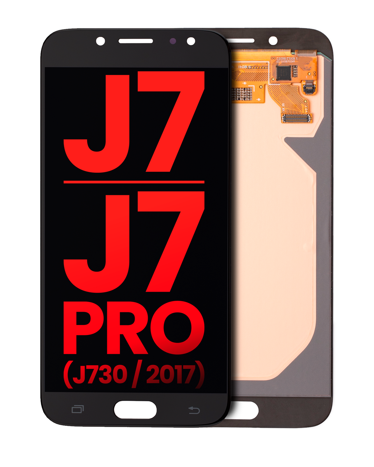 OLED Assembly Without Frame For Samsung Galaxy J7 / J7 Pro (J730 / 2017) (Aftermarket Plus) (Black)