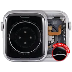 Housing Assembly Compatible For Watch Series 6 (44MM) (Used OEM Pull: Grade A) (Cellular Version) (Aluminum / Silver)