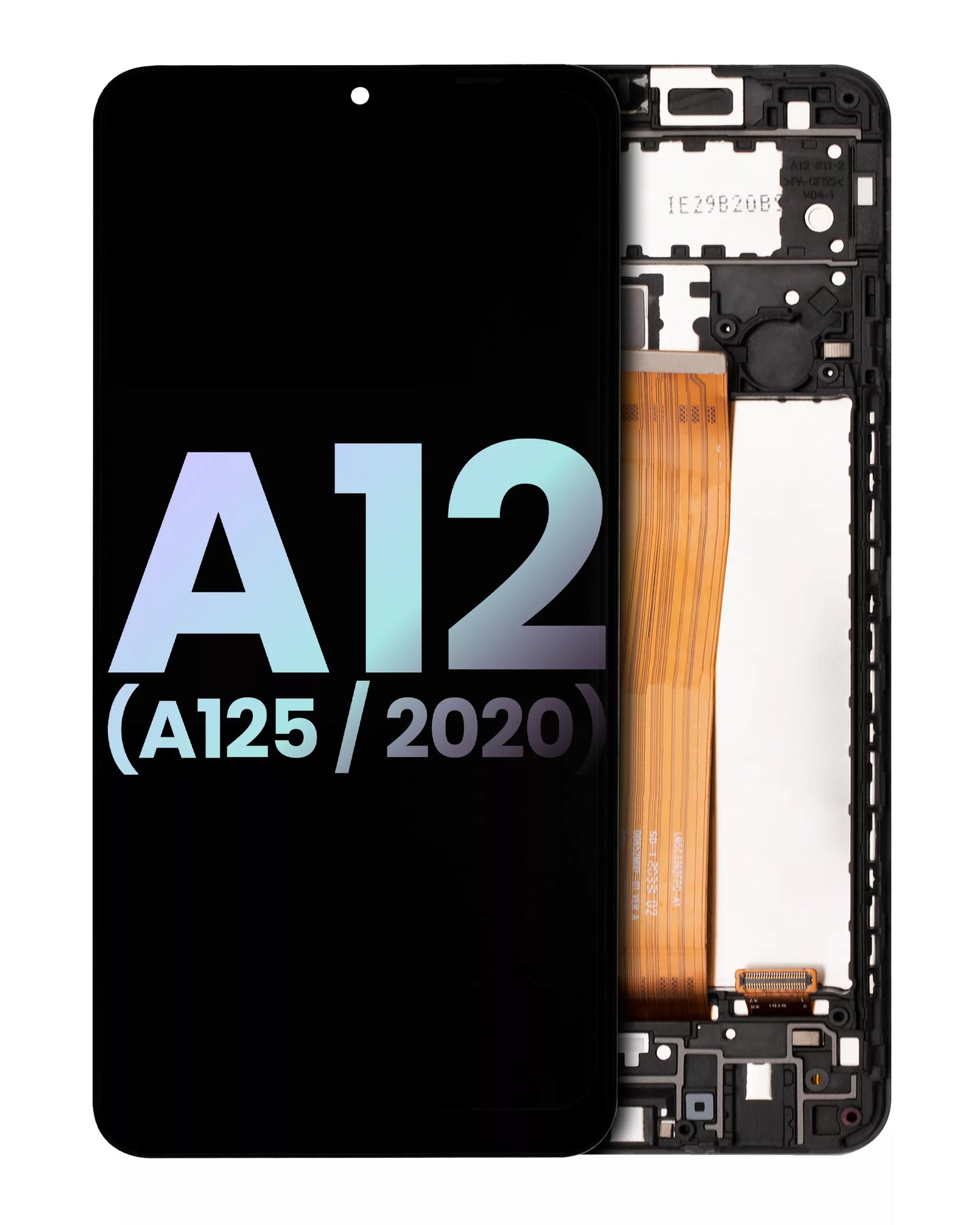 LCD Assembly With Frame For Samsung Galaxy A12 (A125 / 2020) (Service Pack) (All Colors)