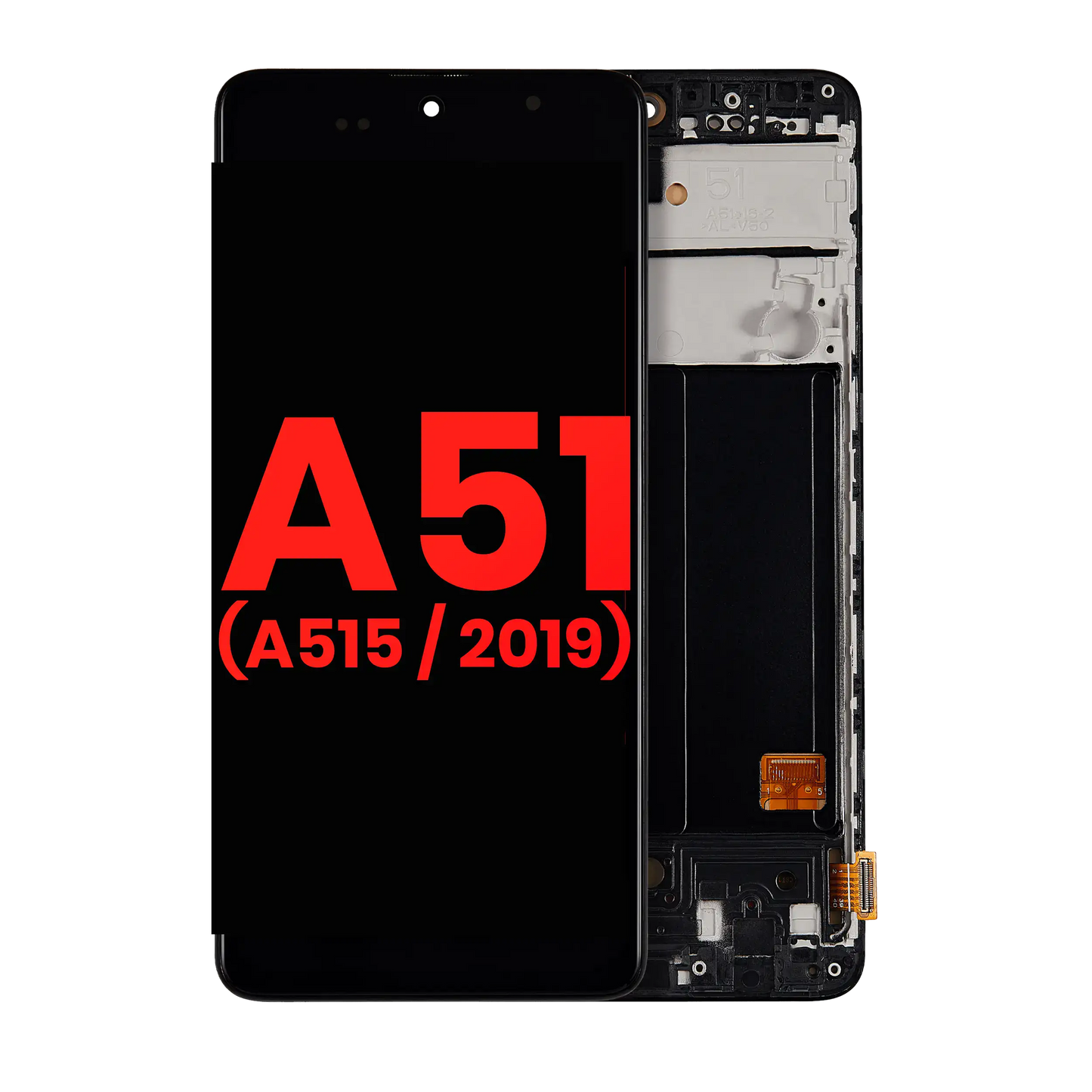 OLED Assembly With Frame For Samsung Galaxy A51 4G (A515 / 2019) (6.46") (Aftermarket Plus) (All Colors)