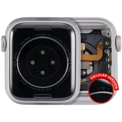 Housing Assembly Compatible For Watch Series 6 (40MM) (Used OEM Pull: Grade A) (Cellular Version) (Aluminum / Silver)