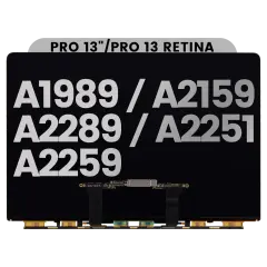 LCD Panel Only For MacBook Pro 13" A1989 / A2159 / A2289 / A2251 (2018-2020) (Panel Only)