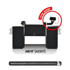 Battery (A2389) For MacBook Air 13" A2337 (2020) M1