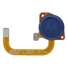 Fingerprint Scanner With Flex Cable For Motorola Moto E (XT2052 / 2020) (Genuine OEM) (Midnight Blue)