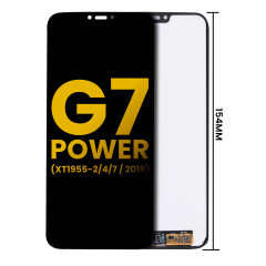 LCD Assembly Without Frame For Motorola Moto G7 Power (XT1955-2/4/7 / 2019) (International Version) (154MM) (Refurbished) (All Colors)