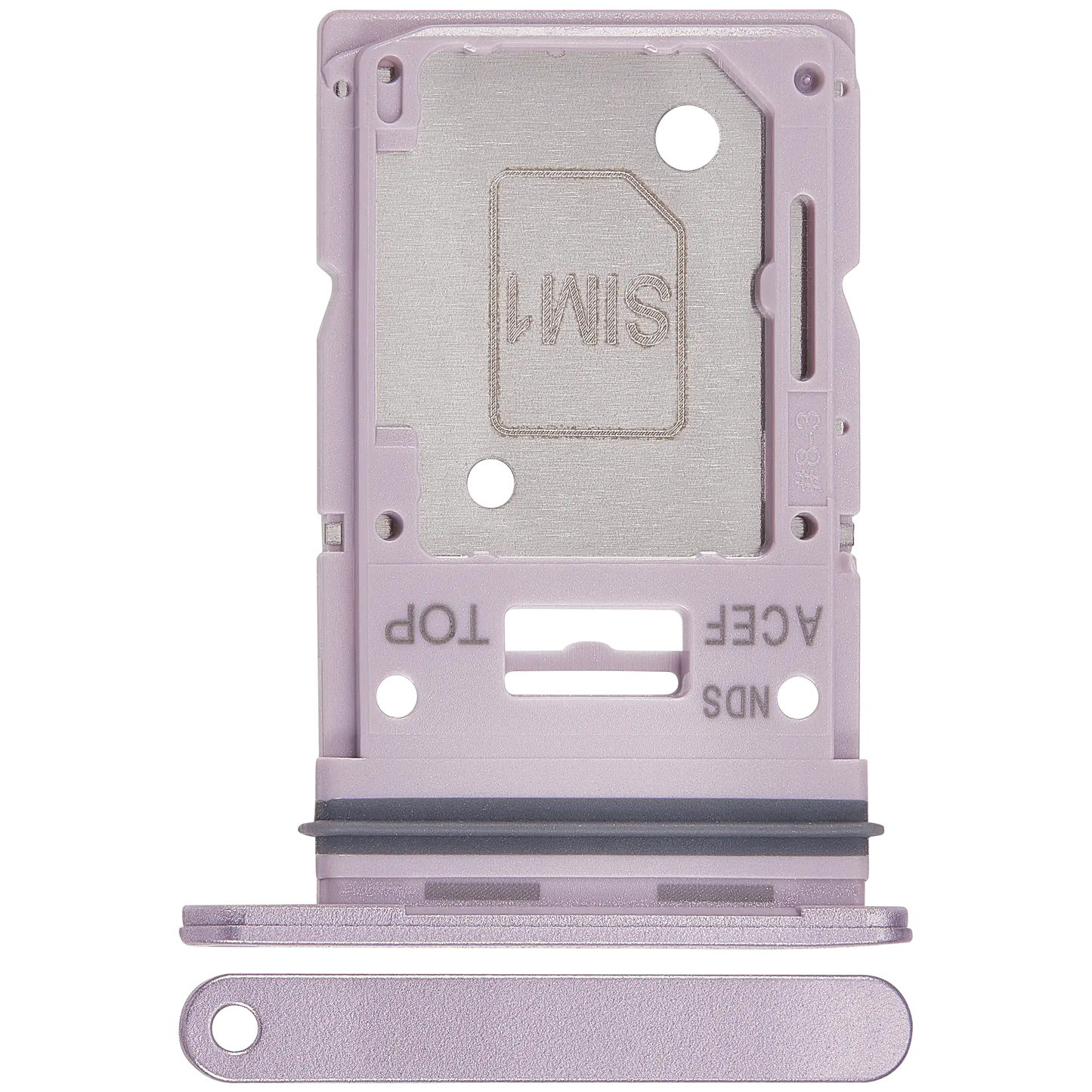 Dual Sim Card Tray For Samsung Galaxy A35 (A356 / 2024) (Premium) (Lilac)