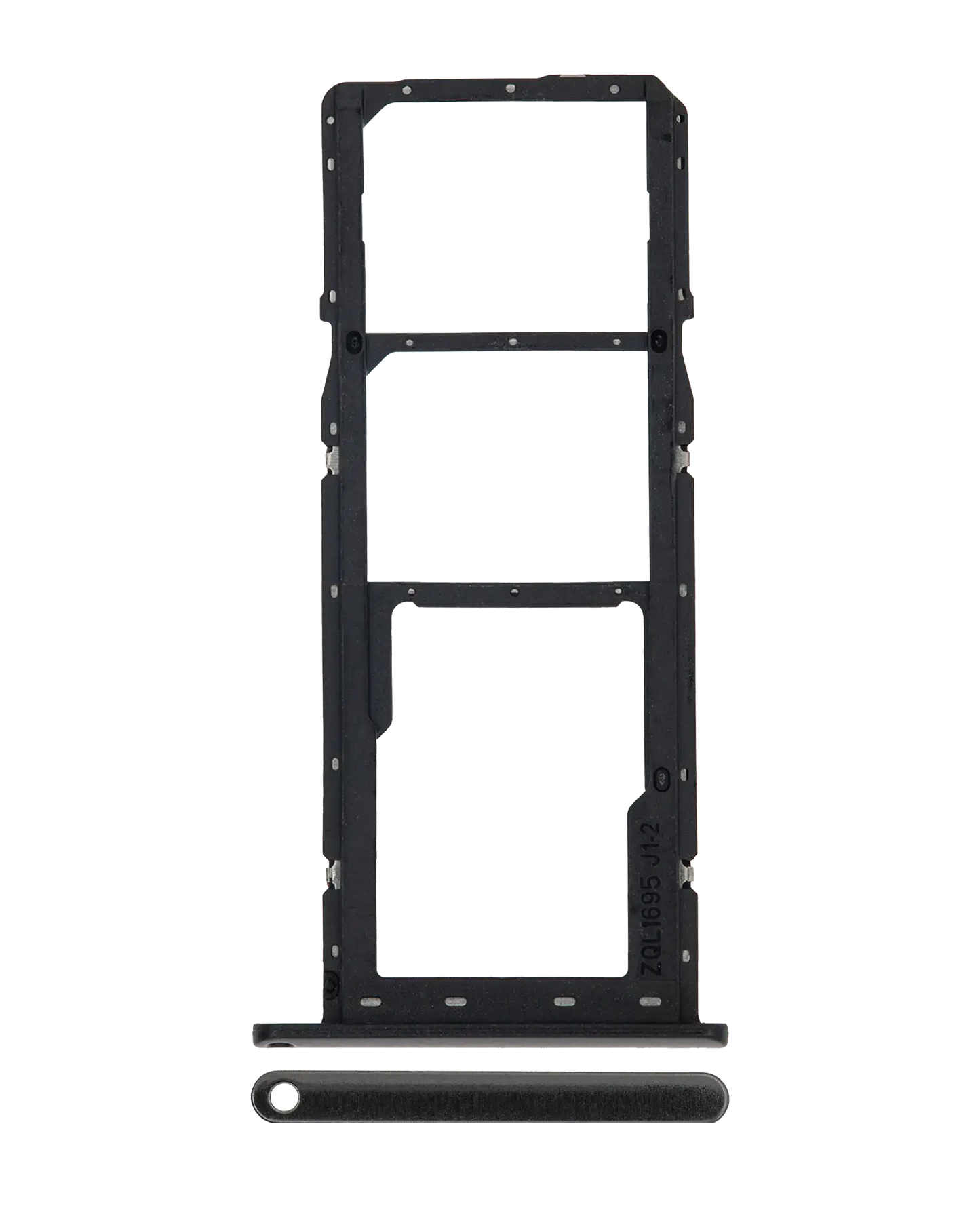 Dual Sim Card Tray For Samsung Galaxy A11 (A115 / 2020) (Black)
