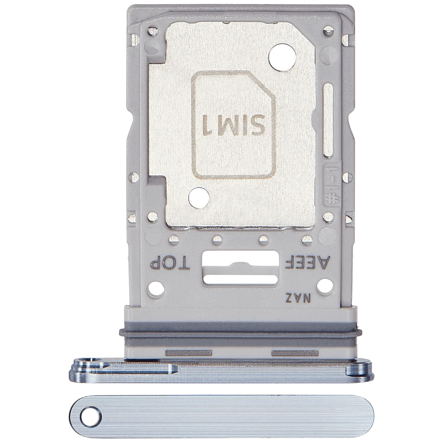 Dual Sim Card Tray For Samsung Galaxy A55 5G (A556 / 2024) (Premium) (Iceblue)
