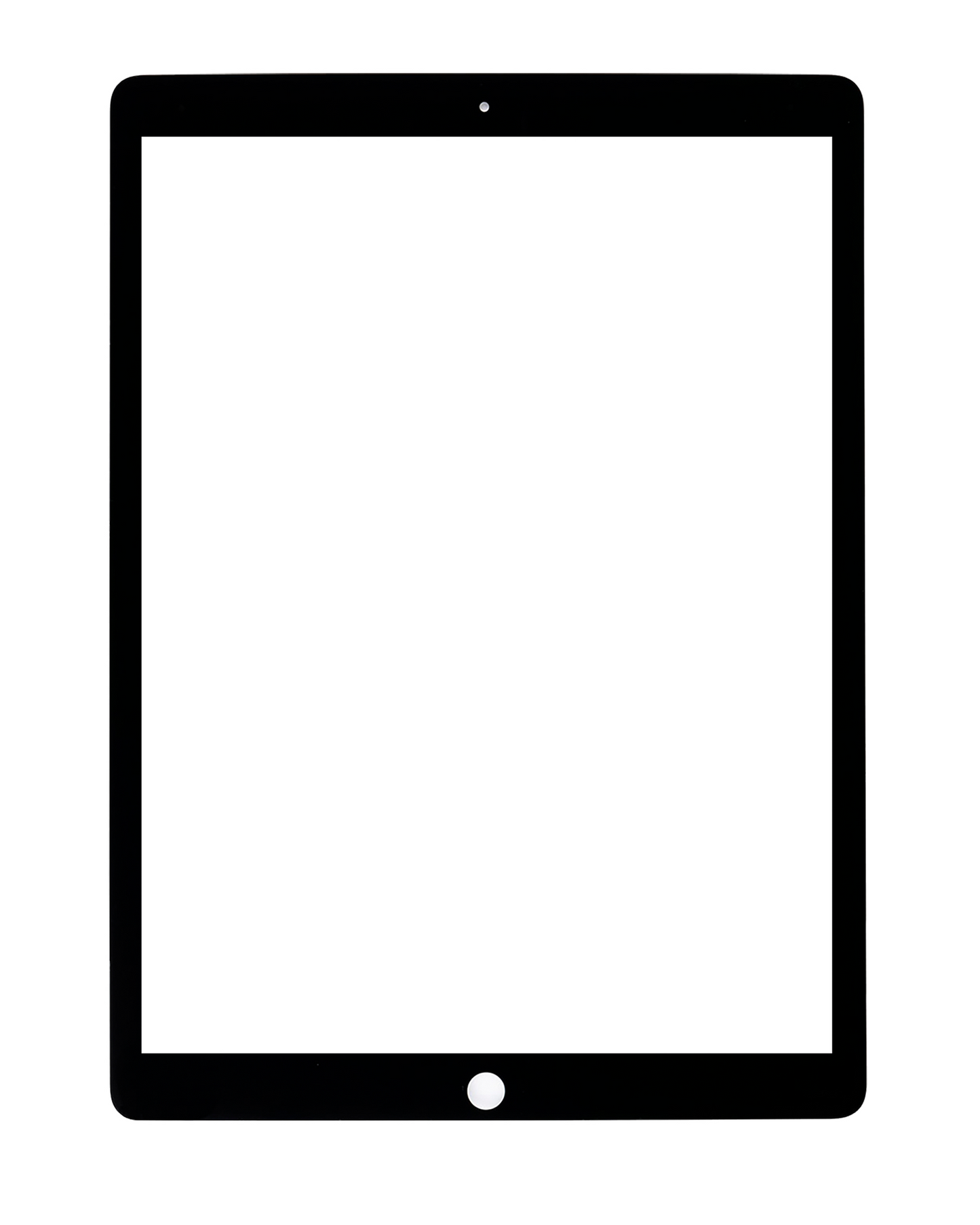 Front Glass Only For iPad Pro 12.9" 2nd Gen (2017) (Black) (Glass Separation Required)