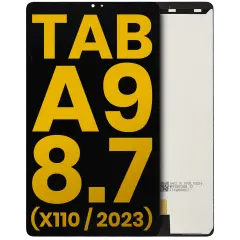 LCD Assembly Without Frame For Samsung Galaxy Tab A9 (X110) (2023) (WiFi Only) (Refurbished) (Black)