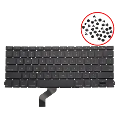 Keyboard W/ Backlight & Screws (US English) For MacBook Pro 13" A1425 (2012-2013)