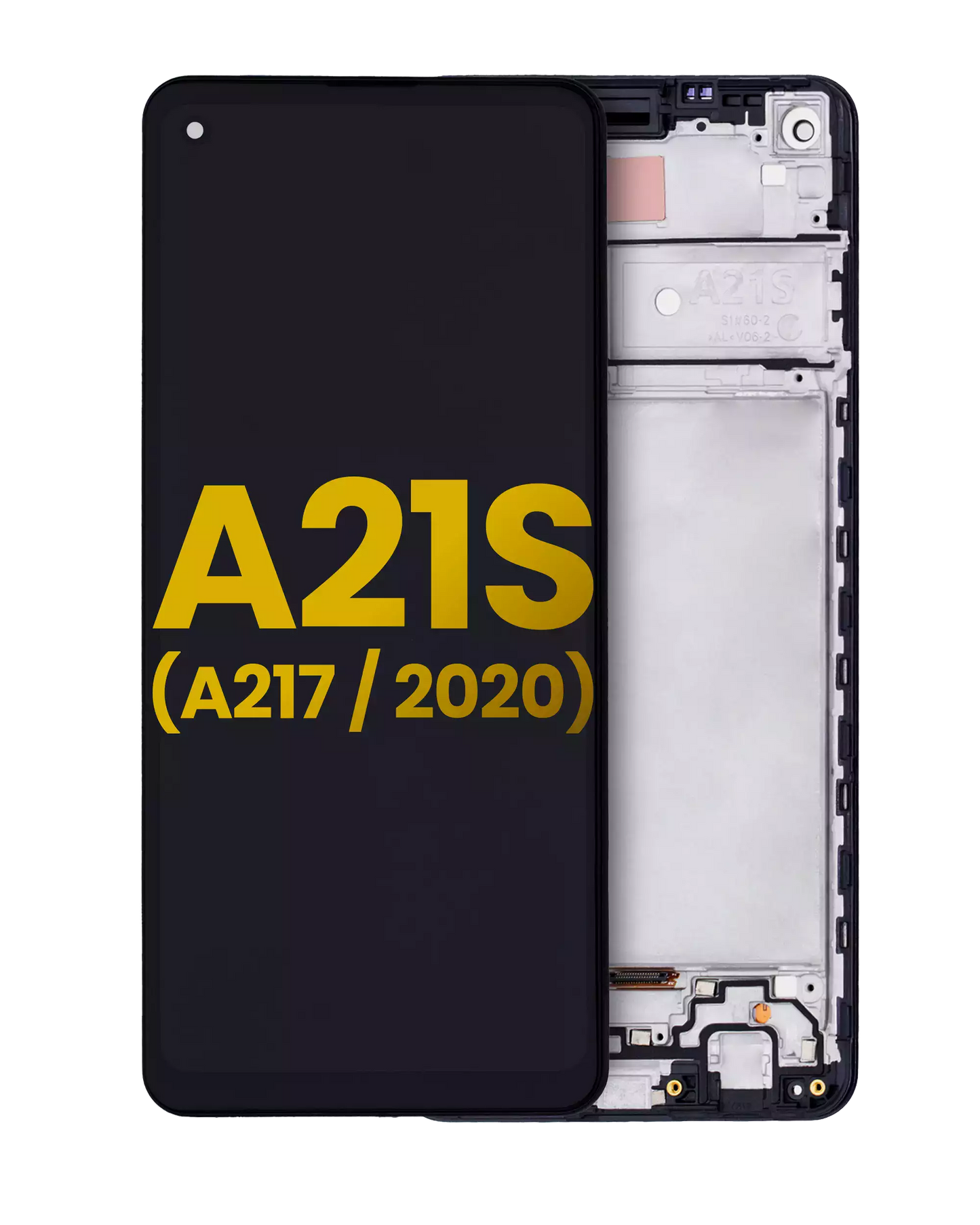 LCD Assembly With Frame For Samsung Galaxy A21s (A217 / 2020) (Refurbished) (All Colors)