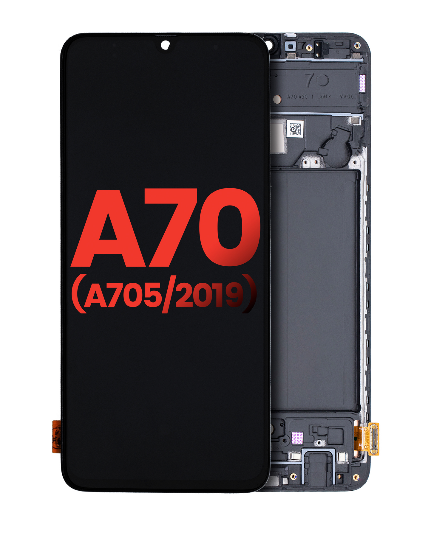 OLED Assembly With Frame For Samsung Galaxy A70 (A705 / 2019) (6.67") (Aftermarket Plus) (All Colors)