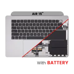 Top Case with Battery and Keyboard (ANSI US) For MacBook Air 15" A2941 (2023) (Space Gray)