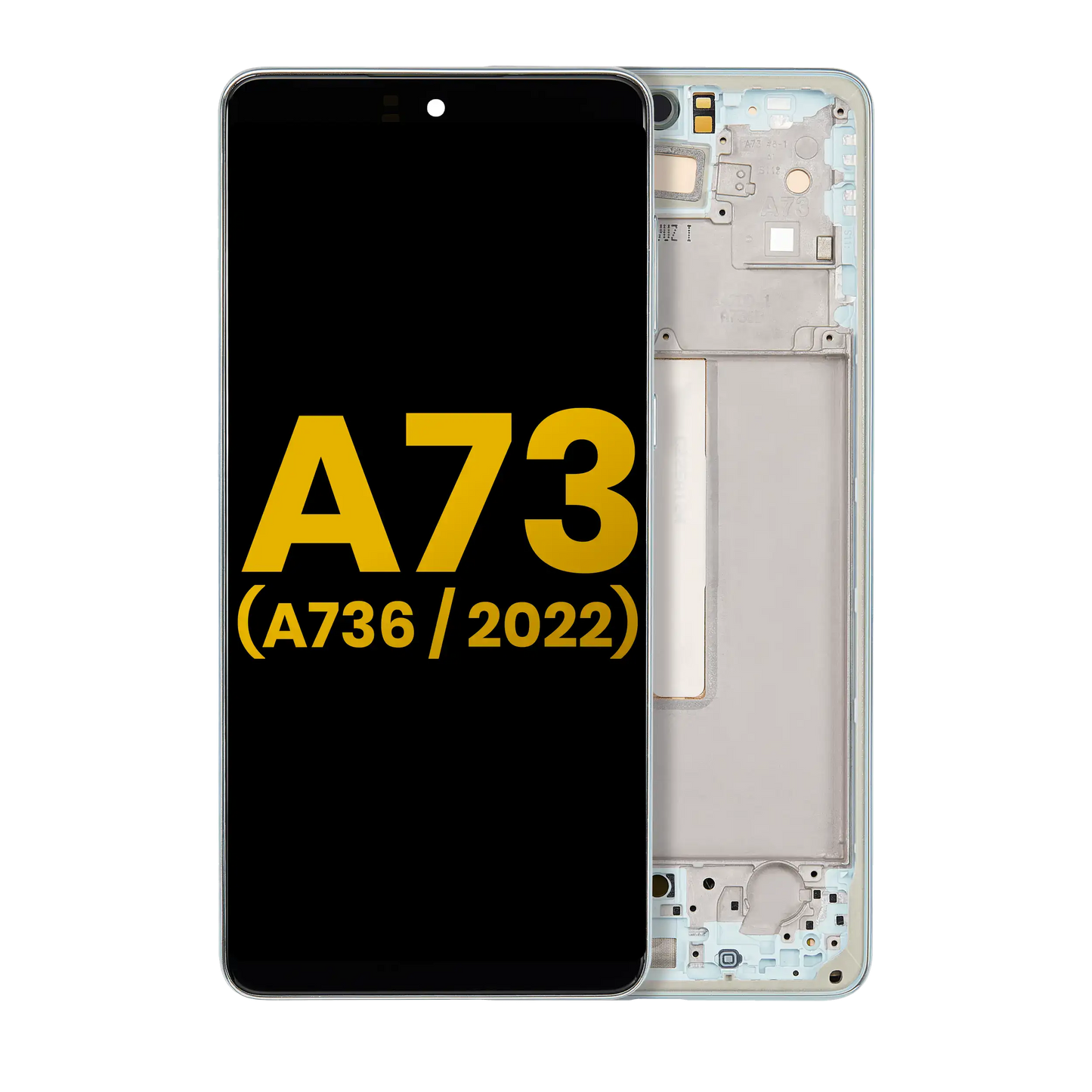 OLED Assembly With Frame For Samsung Galaxy A73 5G (A736 / 2022) (Refurbished) (Mint)